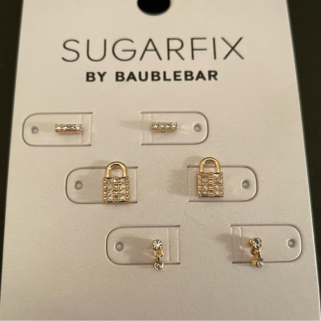 Sugarfix By Baublebar 3 Pair Mini Stud Earrings 10$